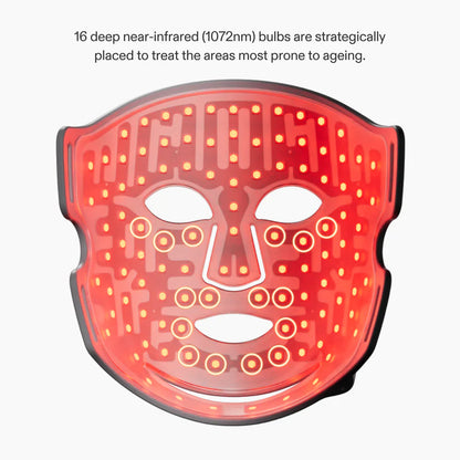 Kit LED para rostro y cuello CurrentBody Skin: Serie 2 | Antiedad para rostro, cuello y escote con terapia de luz roja