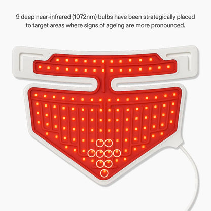 CurrentBody Skin LED Neck & Décolletage Mask: Series 2 | Advanced Anti-Aging for your Neck and Chest with Red and Near-Infrared Light Therapy